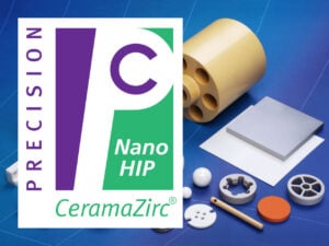 Zirconia CeramaZirc Nano HIP Brand Image