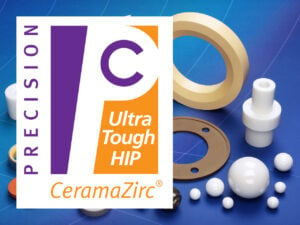 Zirconia CeramaZirc Ultra Tough HIP Brand Image